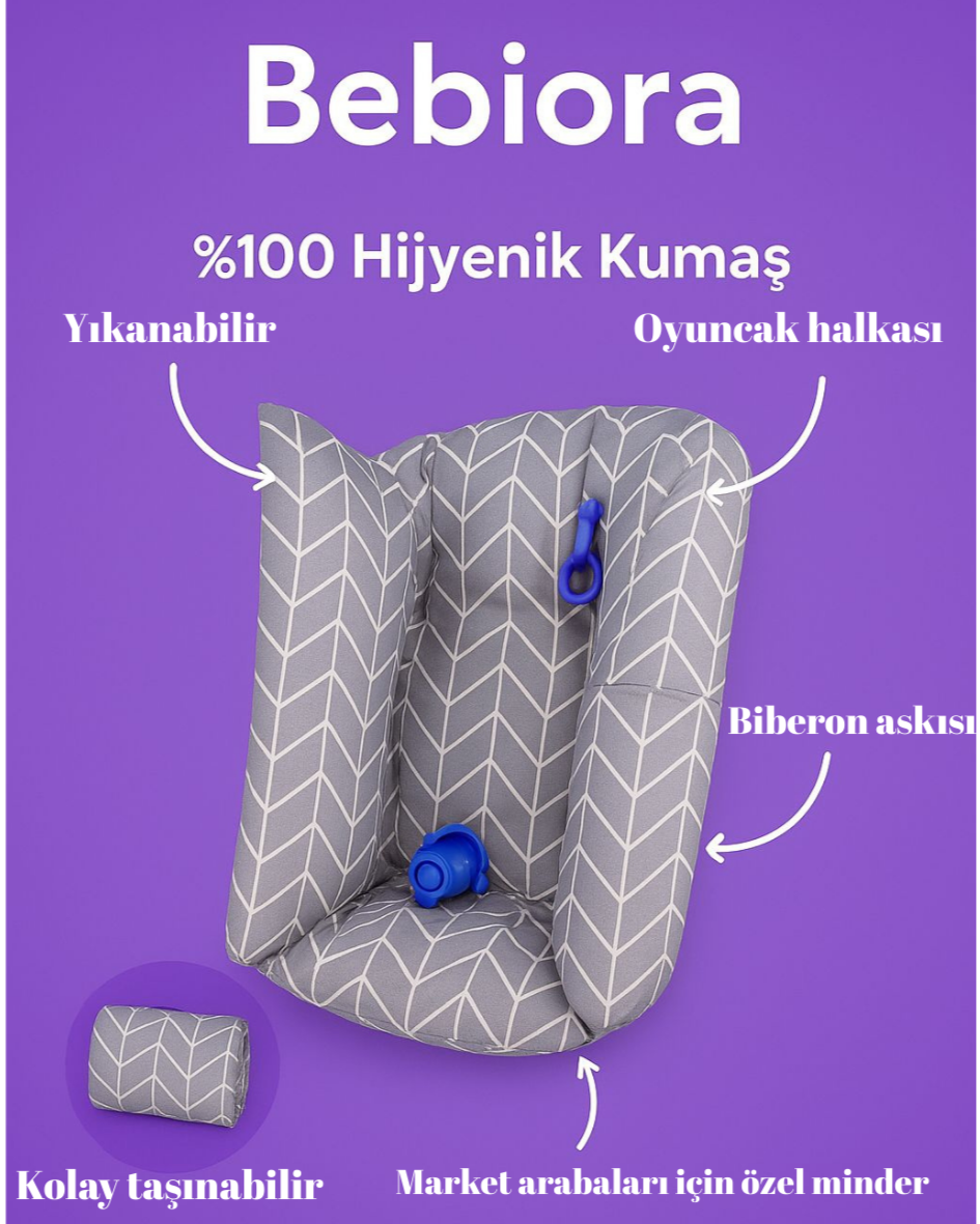 Alışveriş Arabası Minderi/Mama sandalyesi Minderi